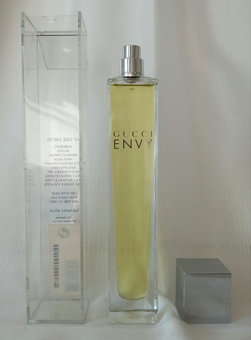 GUCCI【廃盤・香水】 ENVY 100ml（クリアケース付き）