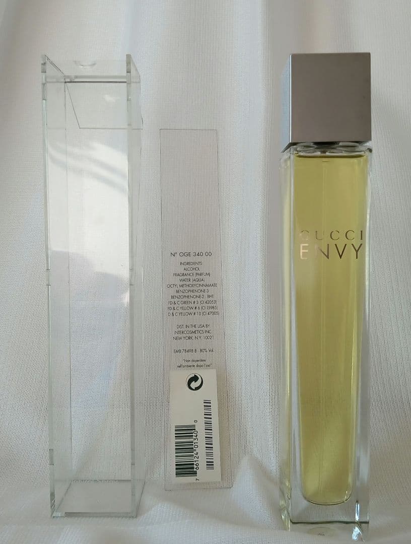 GUCCI【廃盤・香水】 ENVY 100ml（クリアケース付き）