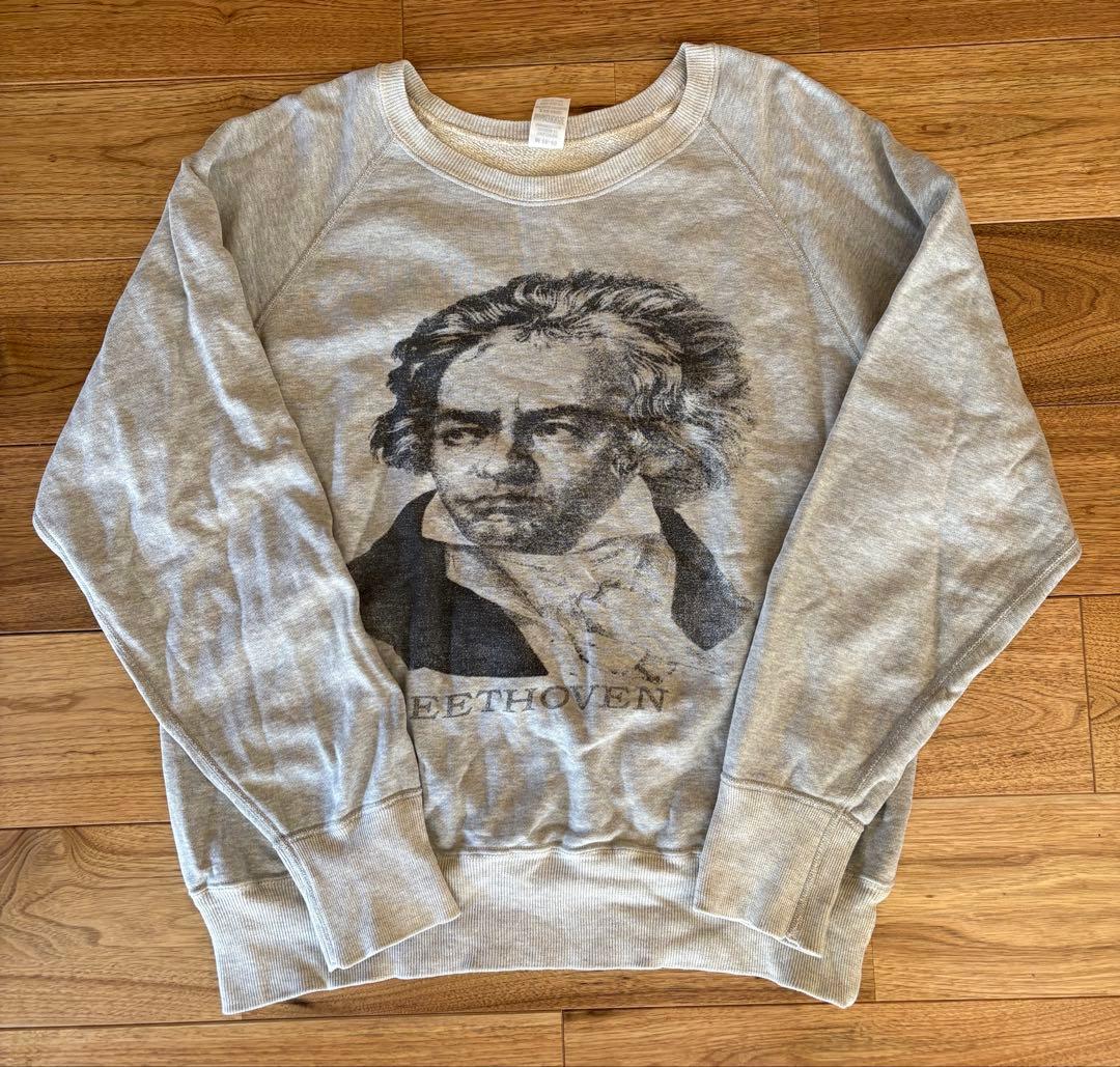 WAREHOUSE セコハン ベートーヴェンプリントスウェットM