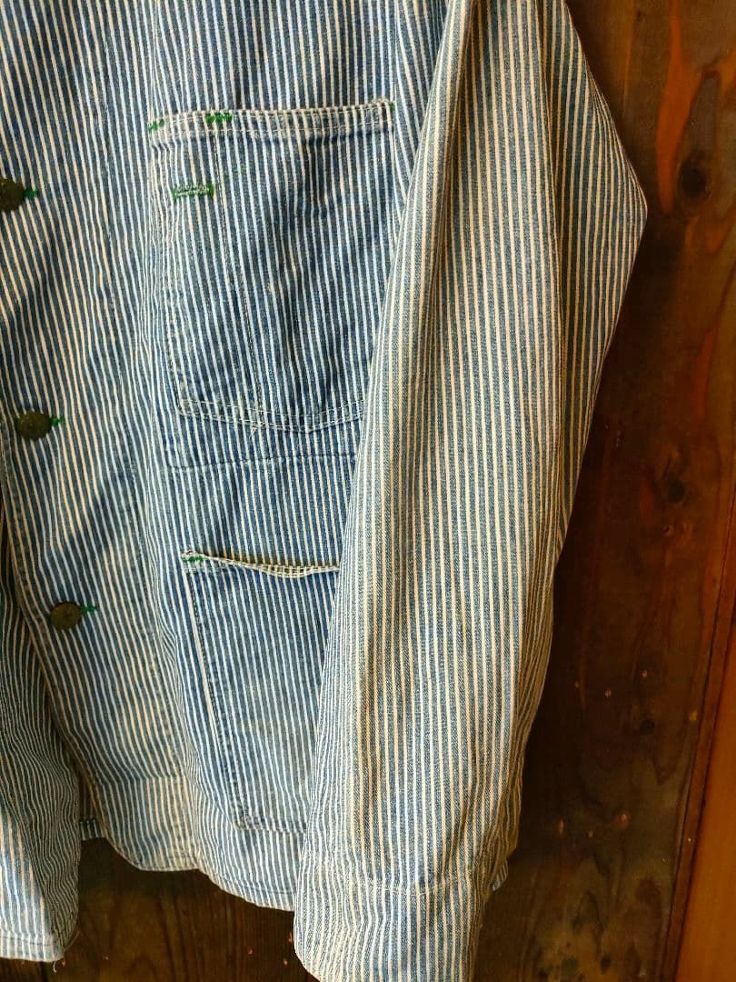 OshKosh B`Goshストライプ カバーオール