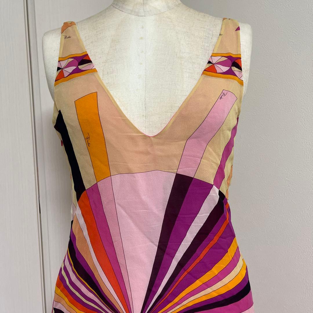 Emilio Pucci（エミリオ・プッチ）ノースリーブミニワンピース