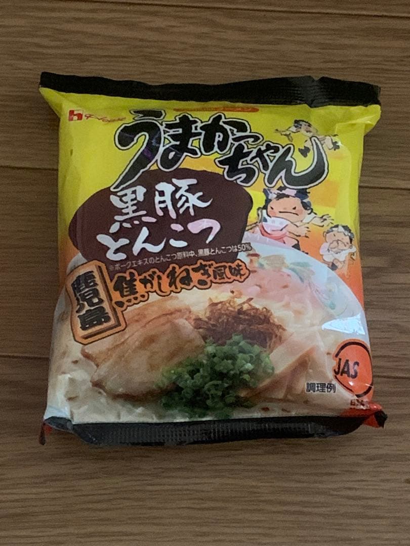 ハウス食品　うまかっちゃん　黒豚とんこつ　1食パック