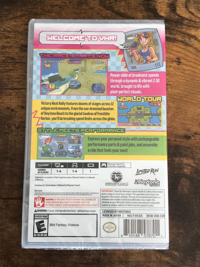 Victory Heat Rally switch 新品未開封　北米版　スイッチ