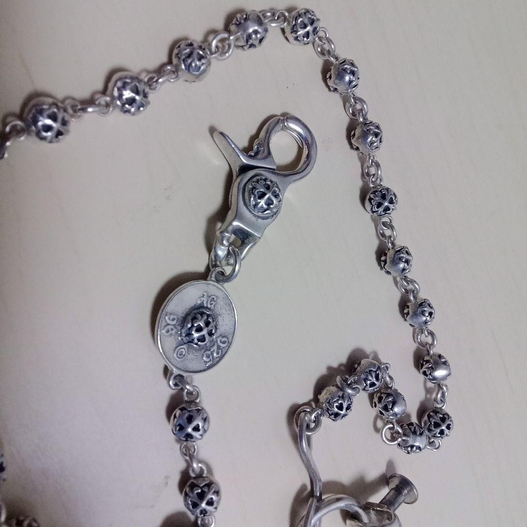 A＆G シルバー ウォレットチェーン 約60cm