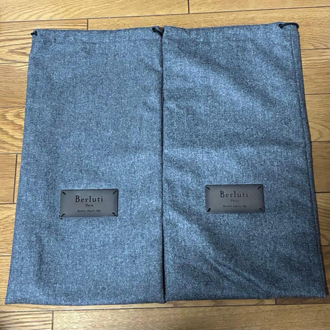 Berluti スペシャルオーダー限定 レザータグ 特注 保存袋 シューズケース