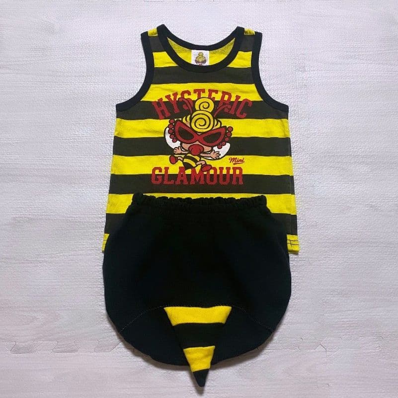 « 新品 » ヒステリックミニ ハチ しっぽブルマ 黒 ボーダー セット 完売品