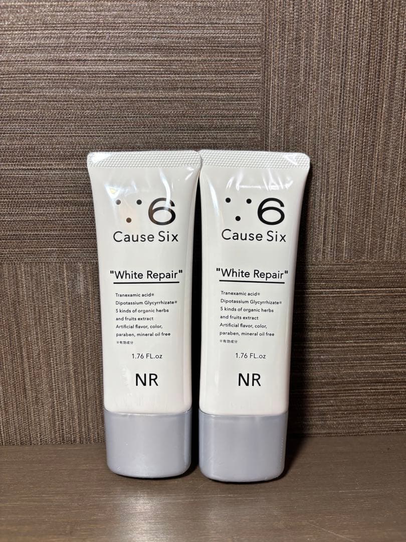 新品 コーズシックスホワイトリペアフェイスクリーム 50g x 2