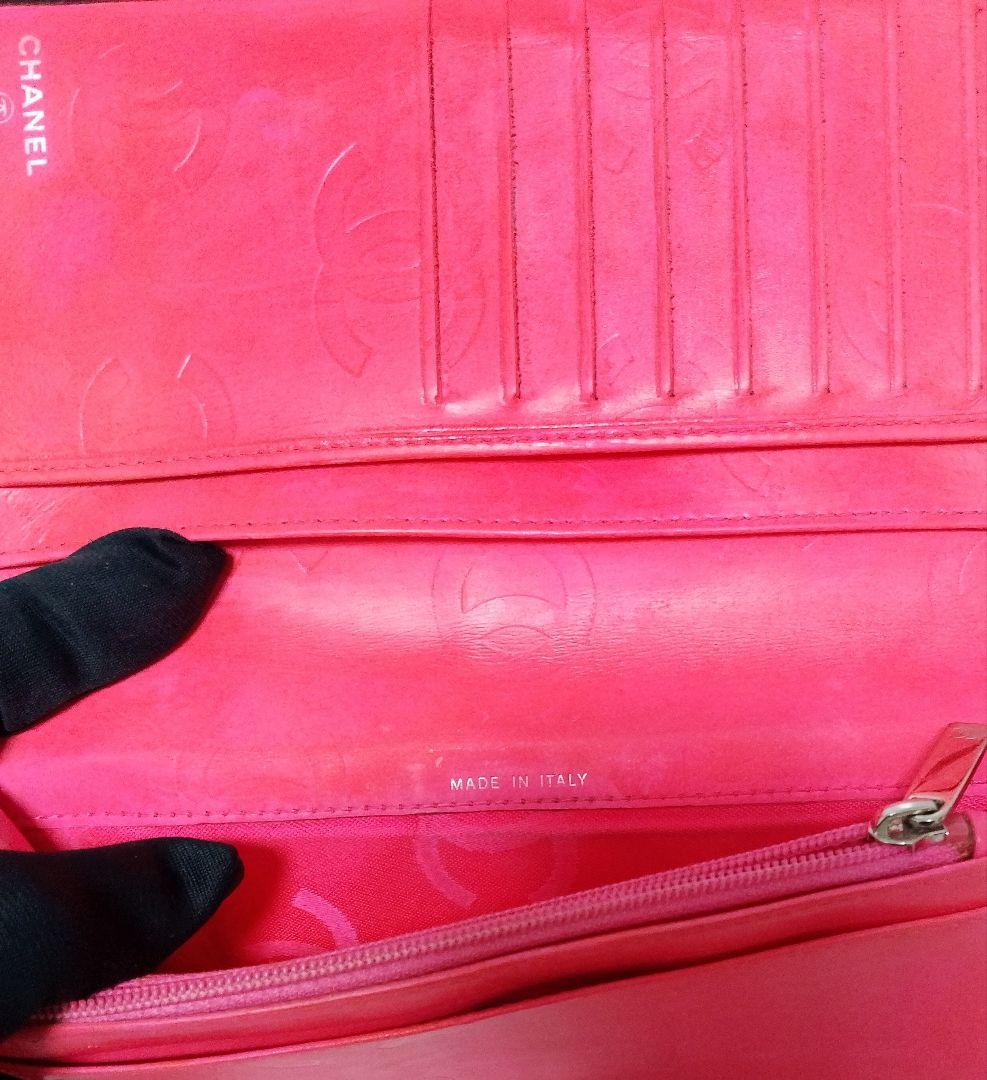 CHANEL カンボンライン 長財布 ブラック　マトラッセ