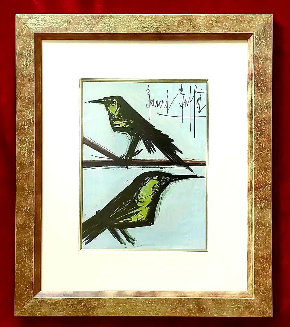 そ*れ様 【ベルナール・ビュッフェ】リトグラフ『二羽の鳥』1967年制作カタログ