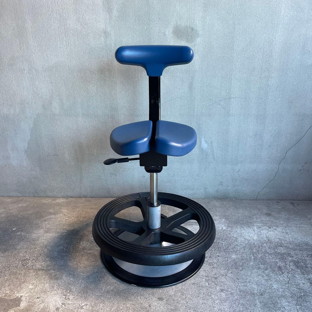 ayur chair アーユルチェア ルナ　足置きリング付　丸ベースタイプ