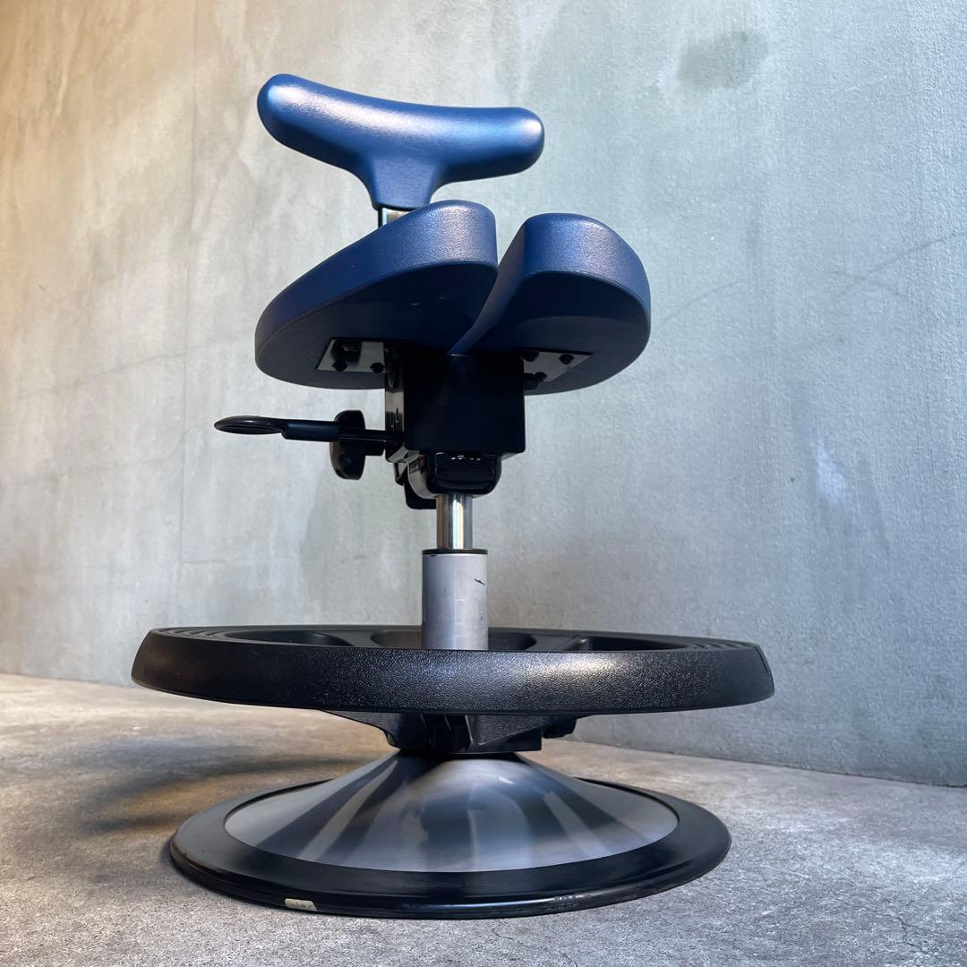 ayur chair アーユルチェア ルナ　足置きリング付　丸ベースタイプ