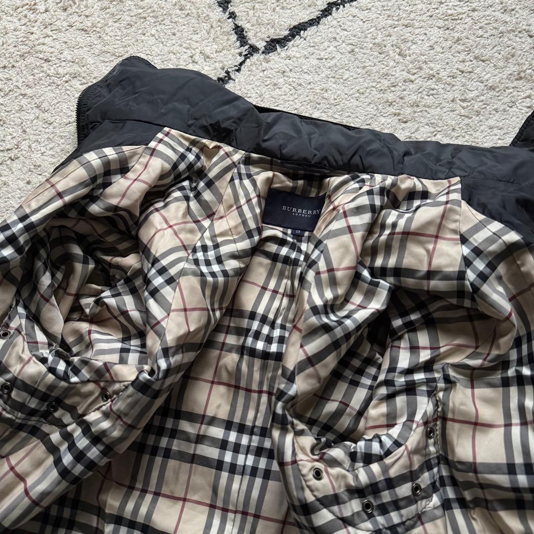 美品　バーバリーロンドン　ナイロンジャケット　ノバチェック　ブラック　2way