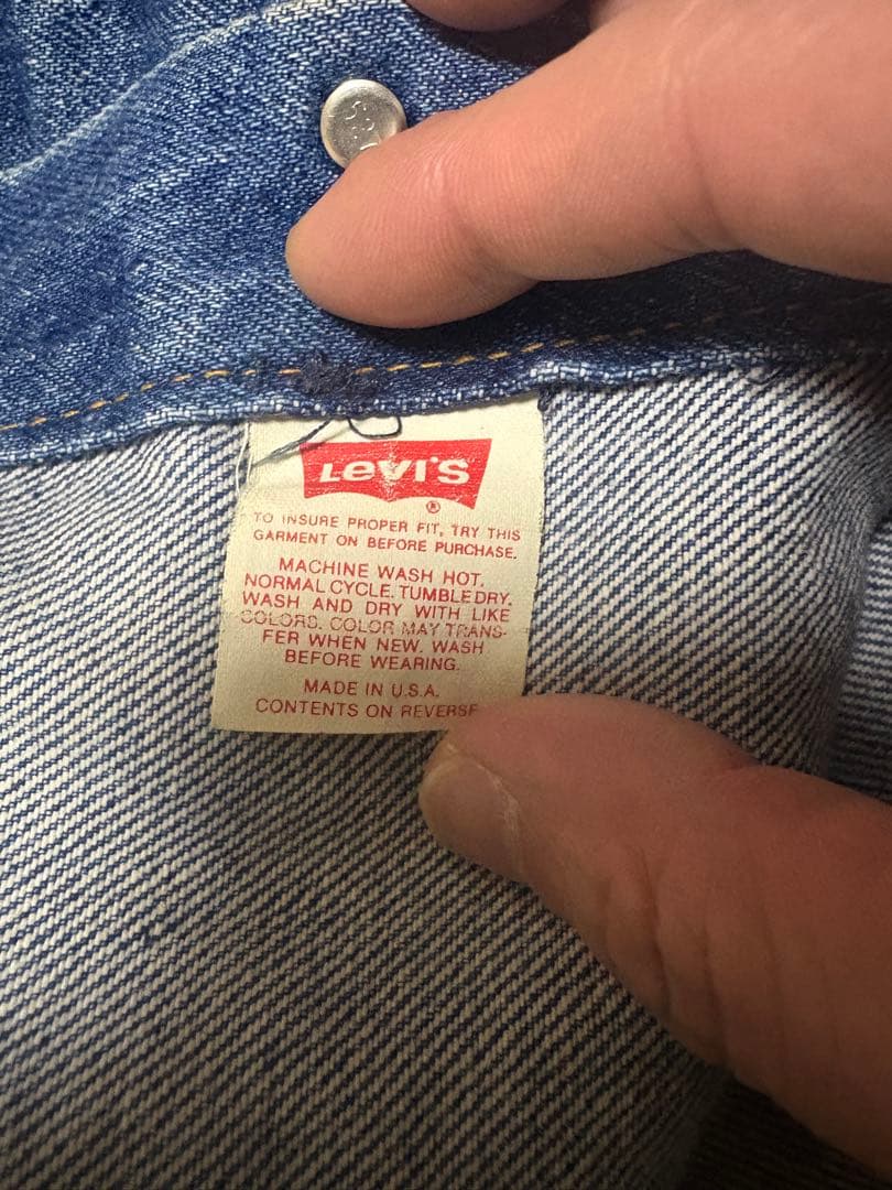 LEVI'S デニムジャケット 70506-0217 サイズ40 USA製