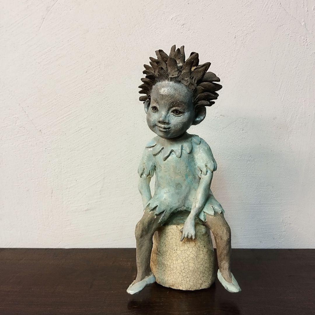 【結城美栄子】陶人形 作家もの