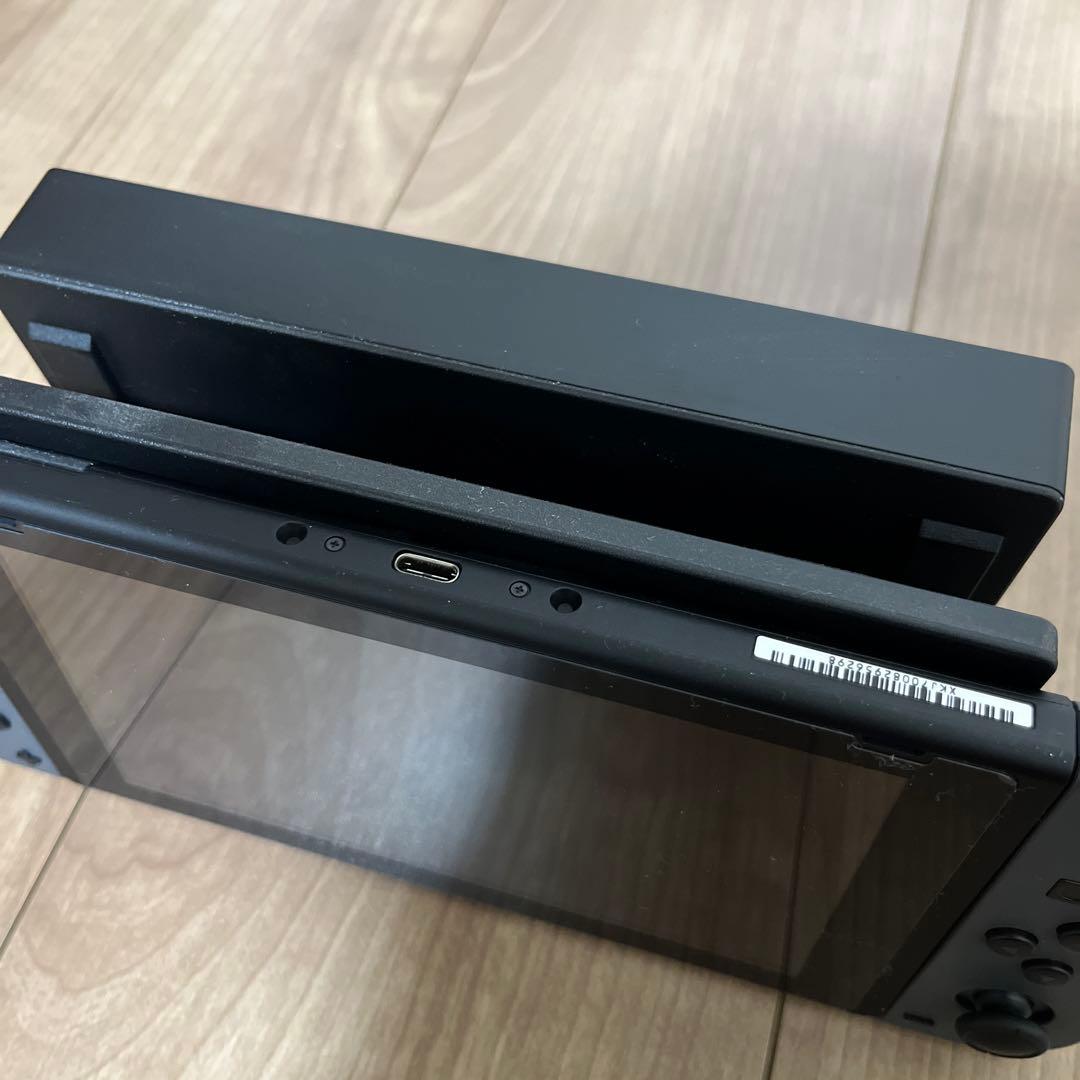 【美品】Nintendo Switch 本体 グレー 付属品あり