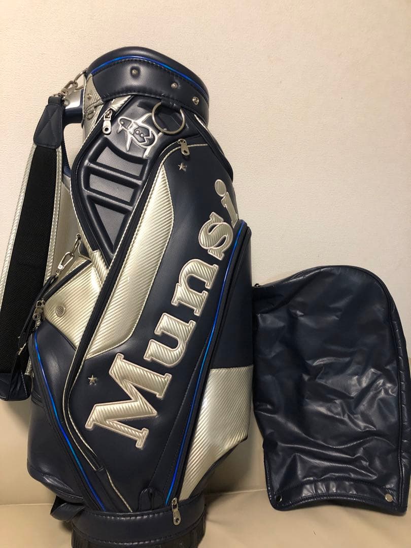 【送料込み】激レア　廃盤希少品　マンシングウェア　高級キャディバッグ　ゴルフ