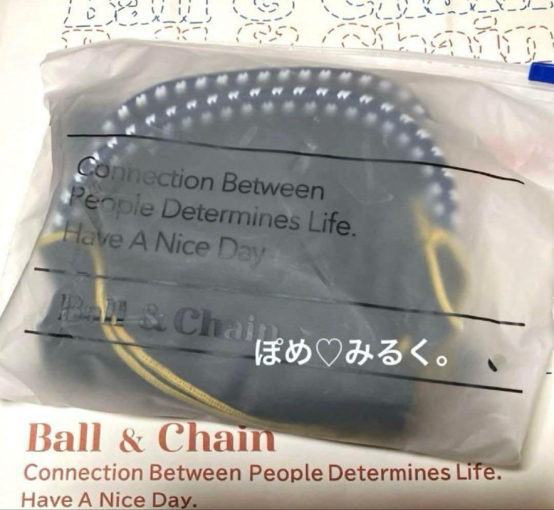 正規品★染織いわもと×Ball&Chain★エコバッグMサイズ♡ダークネイビー