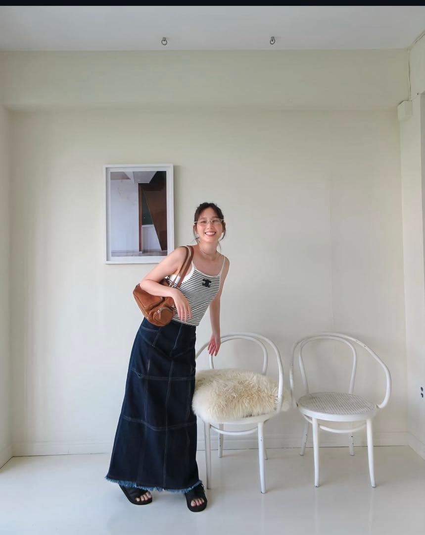 celine セリーヌ トリオンフ ボーダーキャミソール