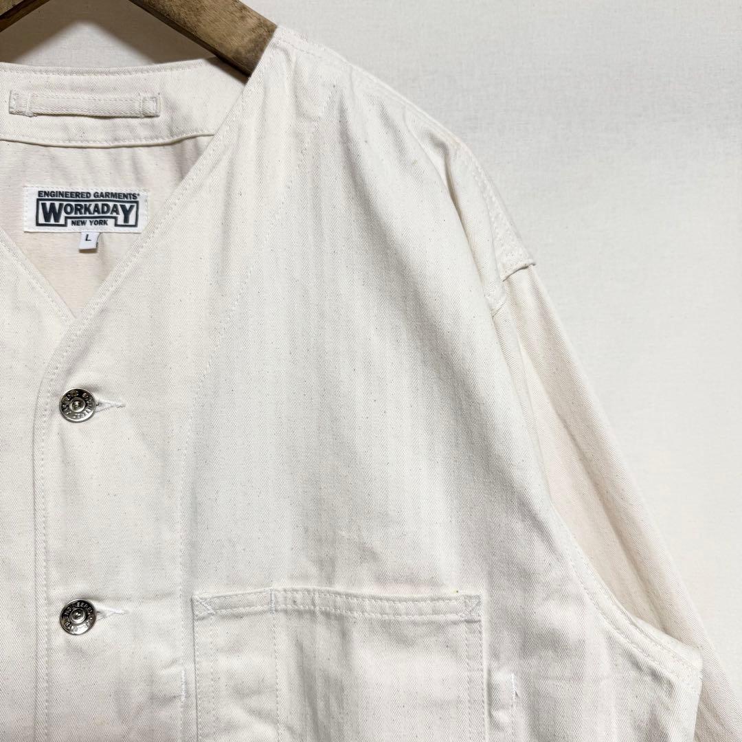 ⚫︎Lサイズ！ENGINEERED GARMENTS ノーカラージャケット