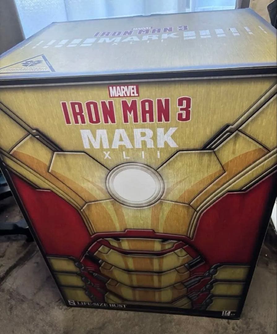 [アイアンマン マーク42 ]マーベル 1/1サイズ　バスト　(箱有り)