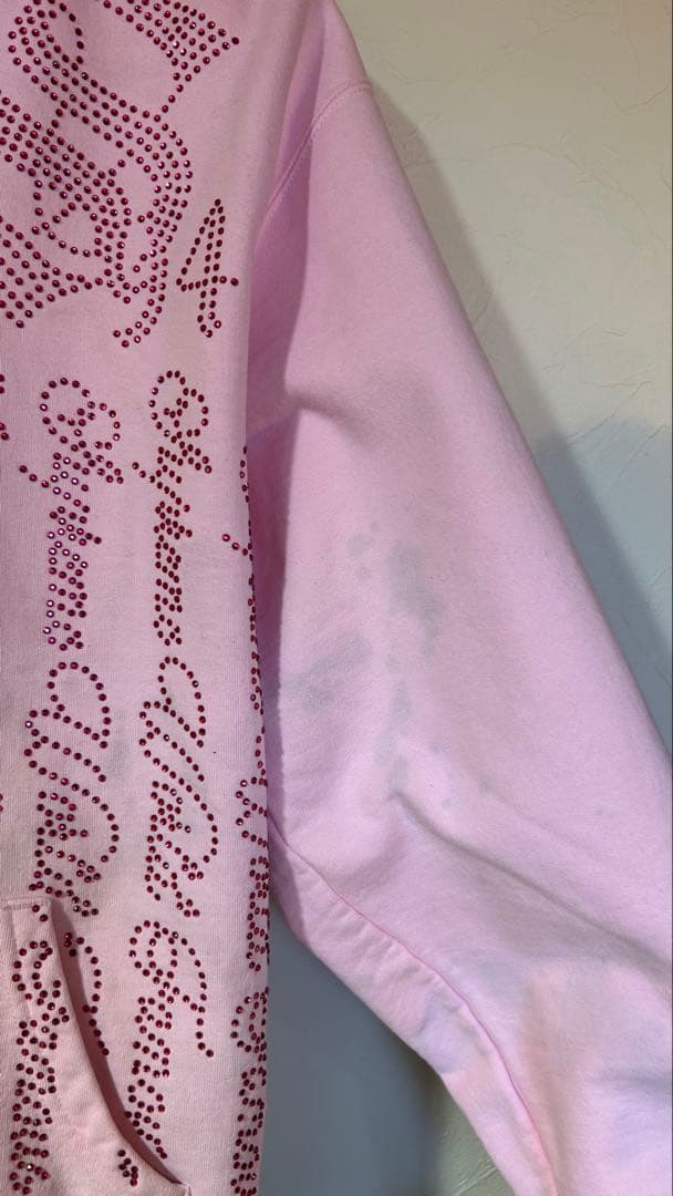 Supreme ラインストーンパーカー M