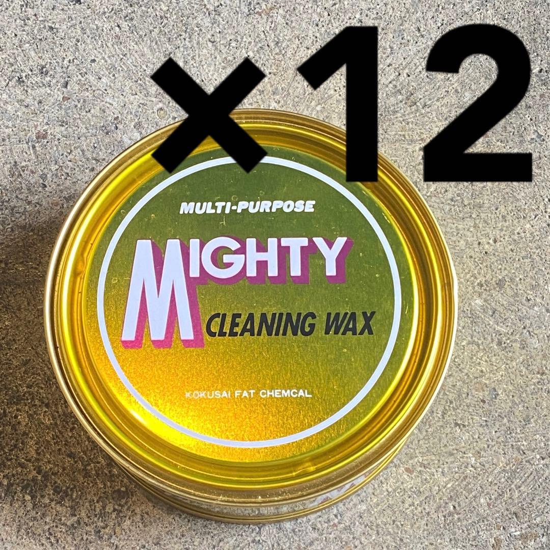 在庫あと少し【12個】MIGHTY マイティ 万能ワックス 自動車 カーワックス