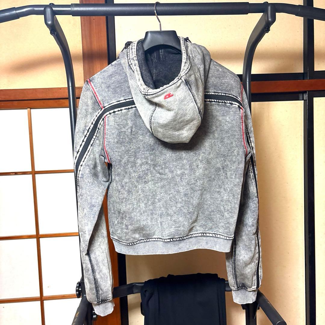 arice 様用 DIESEL グレー ジップアップパーカー