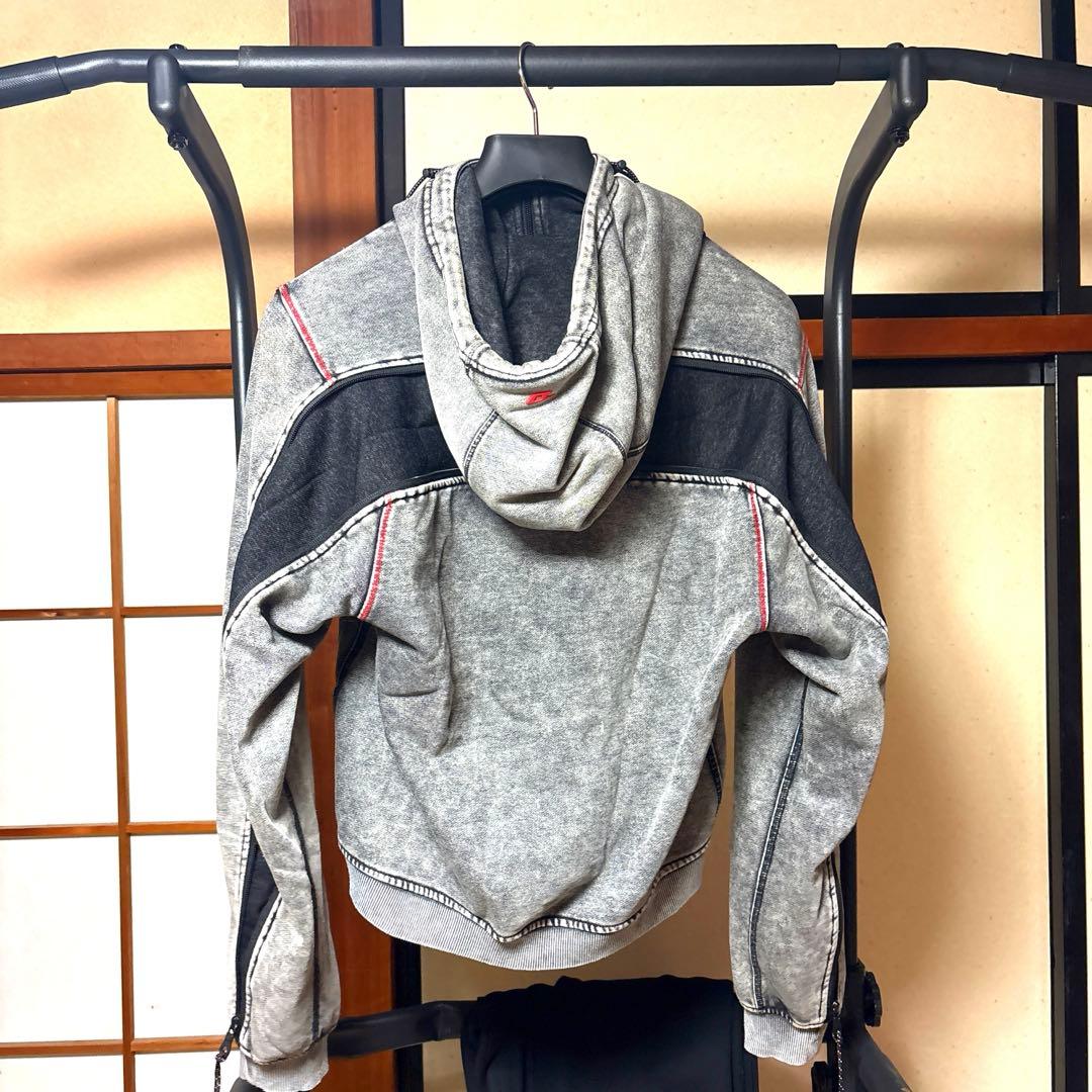 arice 様用 DIESEL グレー ジップアップパーカー