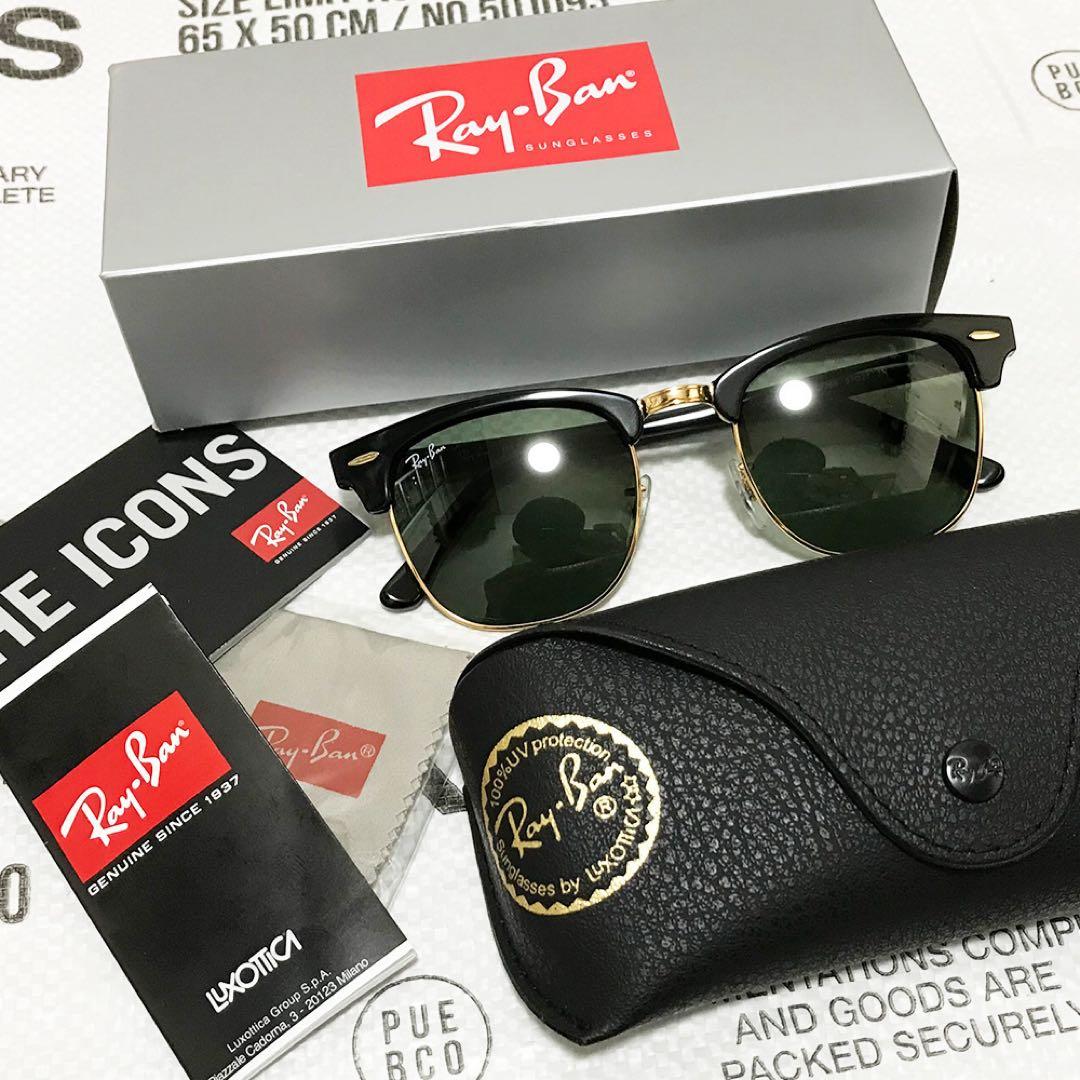 新品付属品あり RayBan クラブマスター レイバン サングラス ブラック