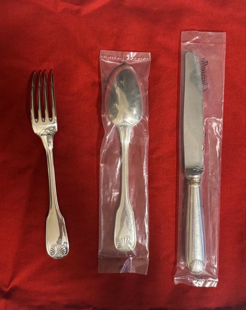 Christofle ヴァンドーム　デザートフォーク スプーン ナイフ