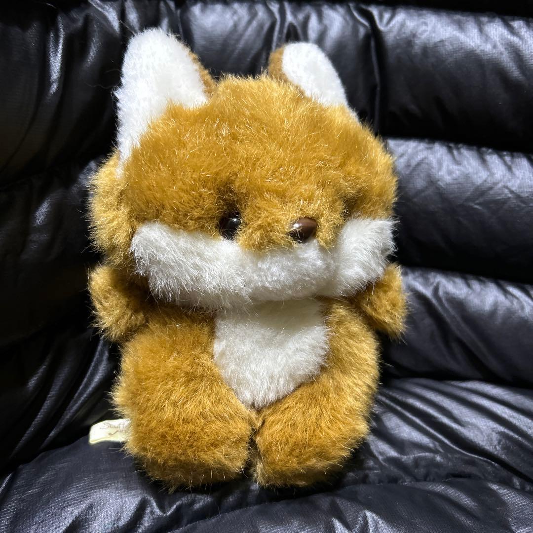 三英　ぬいぐるみ　キツネ　チロンノプ　レトロ❣️