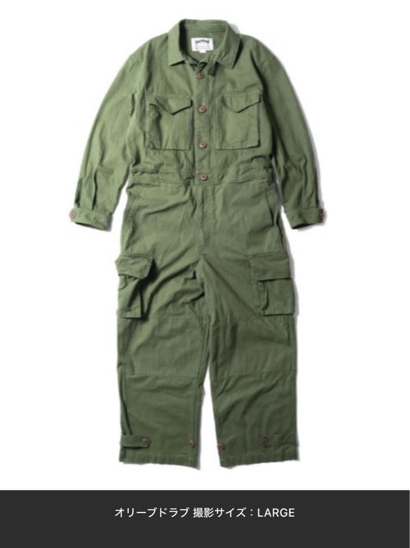 12/24迄9800〜9000円割引　HOUSTON オーバーオール Lサイズ