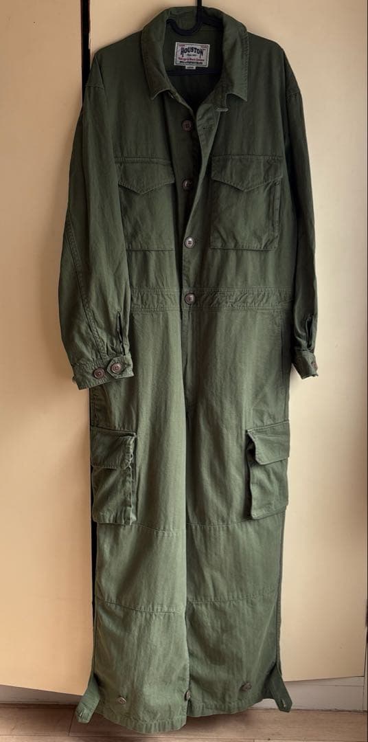 12/24迄9800〜9000円割引　HOUSTON オーバーオール Lサイズ