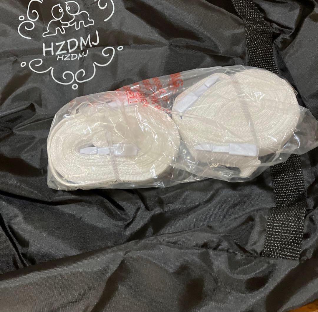 HZDMJ ベビーベッド　かや付、取説、ケース付き