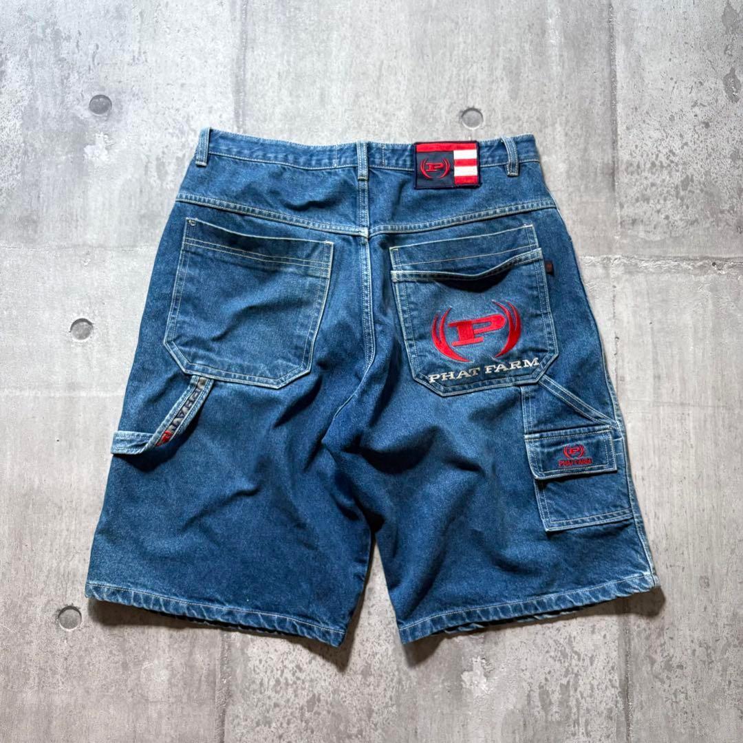パンツ 90s PHAT FARM painter denim half pants