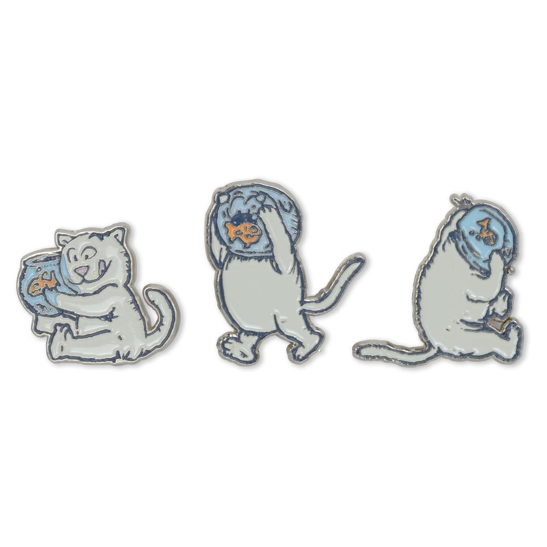 Rip n Dip Fish Bowl Pin Pack (Multi) ピンズ