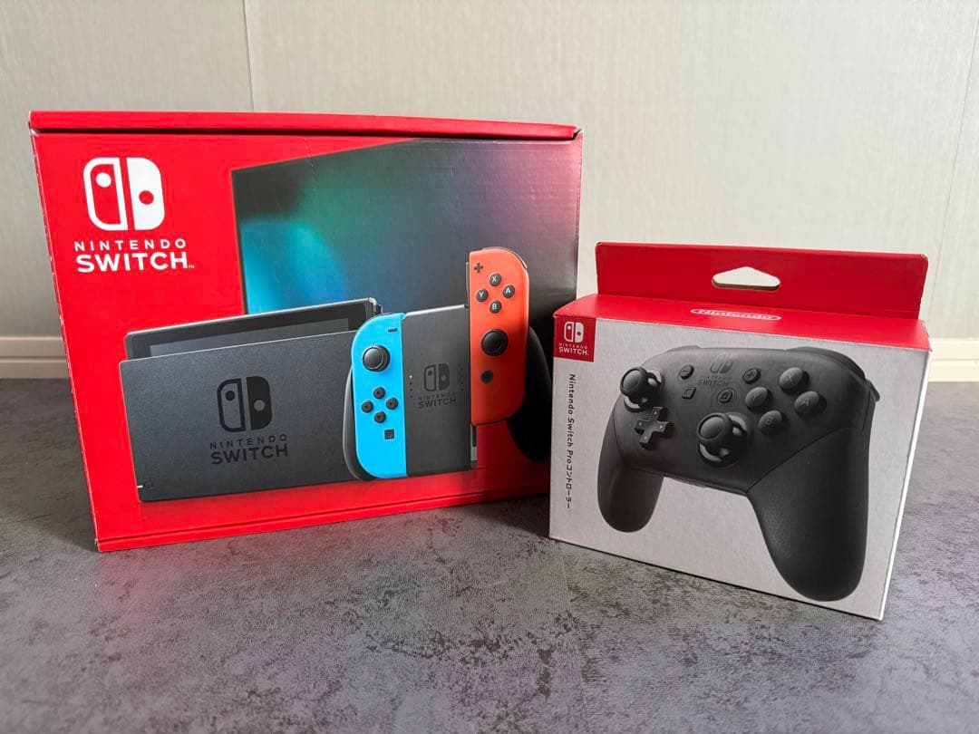 Nintendo Switch ニンテンドースイッチ 本体(完品)&プロコン