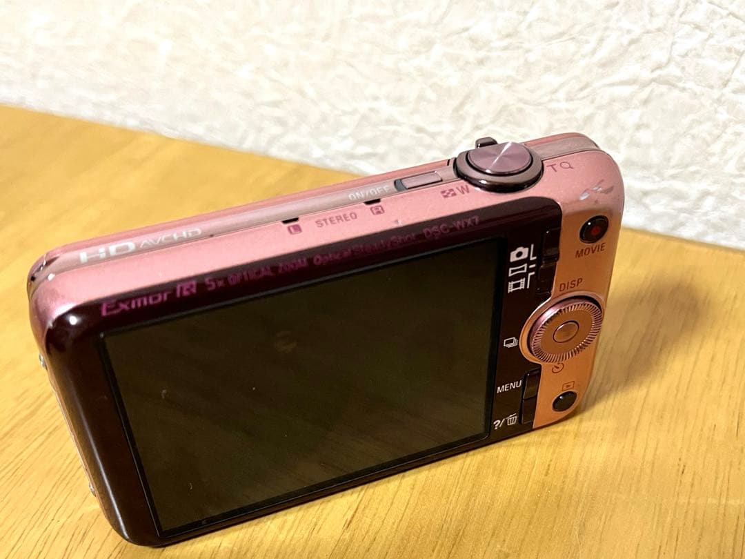 デジカメ SONY Cyber-Shot DSC-WX7 ピンク 動作確認済