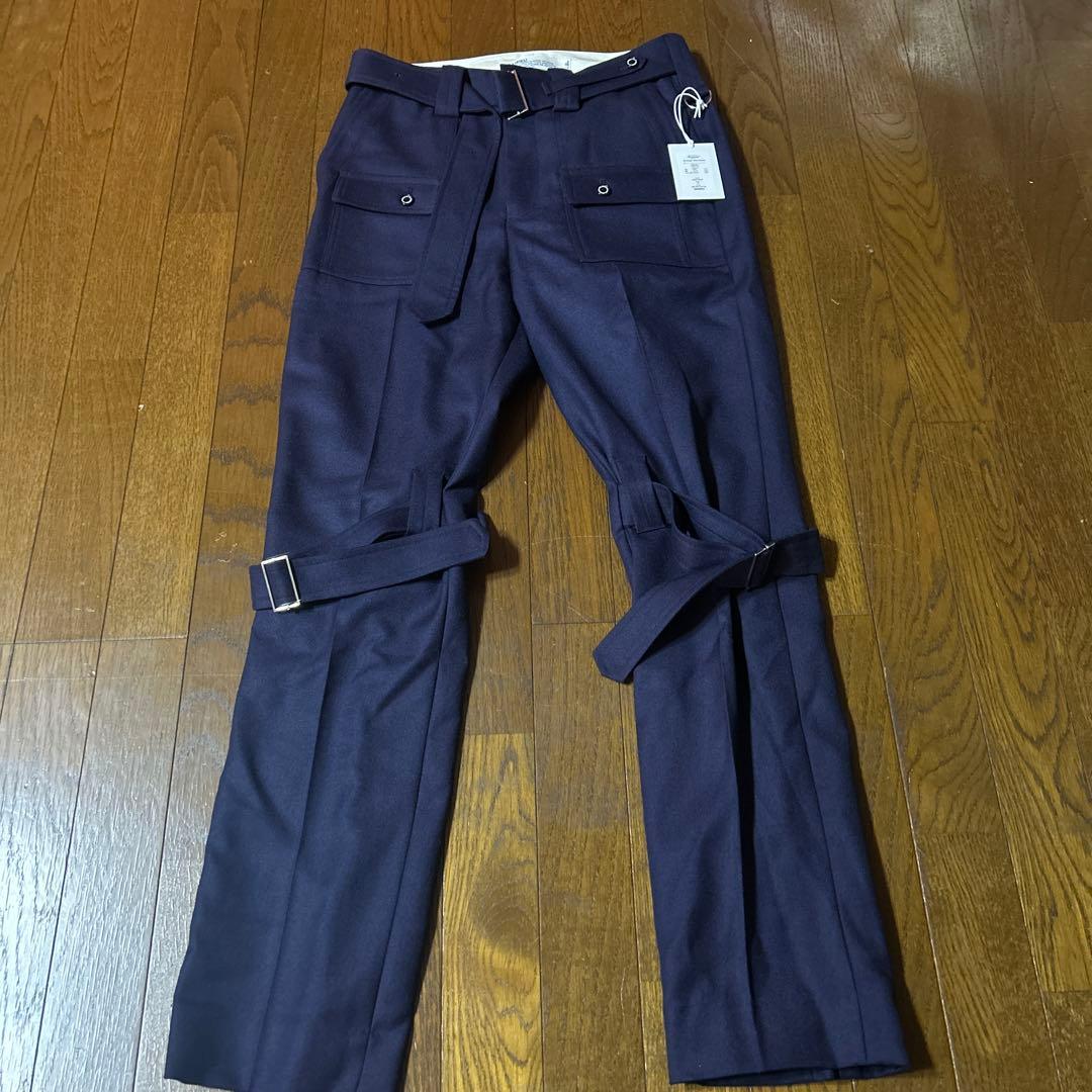 タグ付きDAIRIKUダイリクウールボンデージパンツMパンクセディショナリーズ