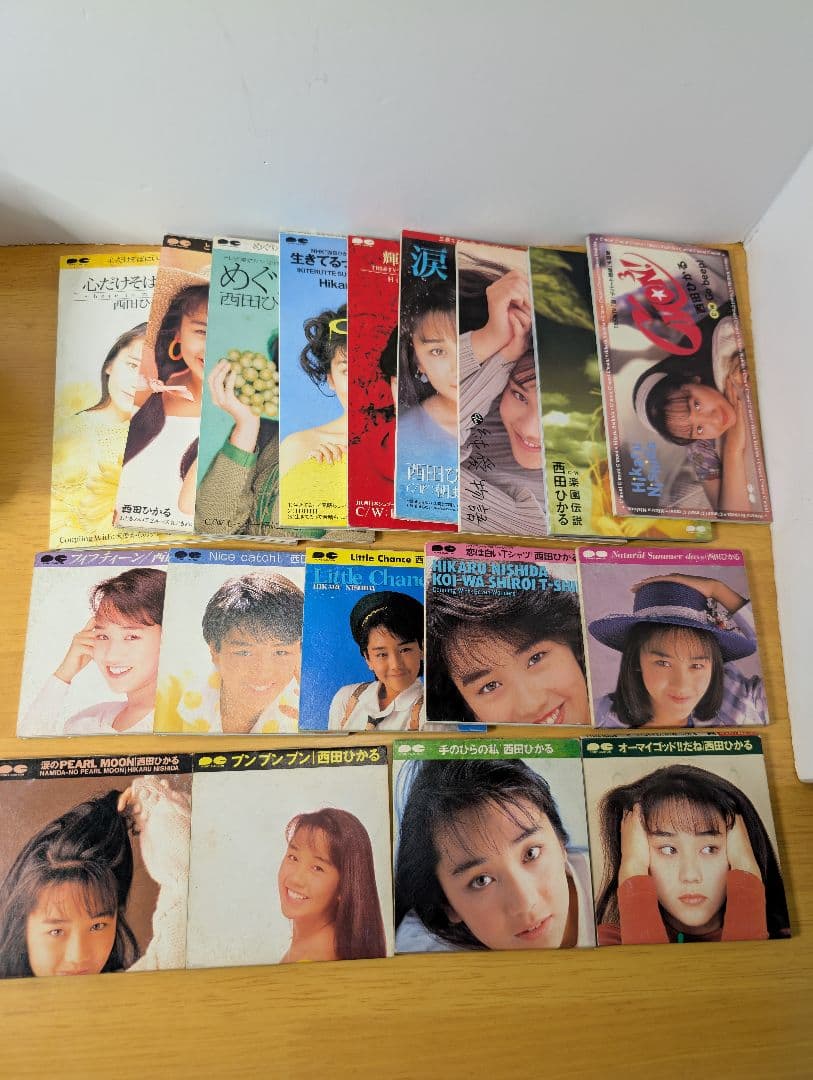 西田ひかる CD アルバム シングル 手鏡 CDケースまとめ売り