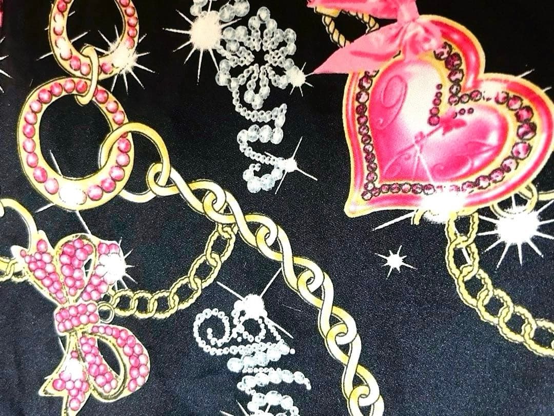 MARS♡AliceTime柄♡アリスタイム♡胸元リボン♡キャミトップス♡BK