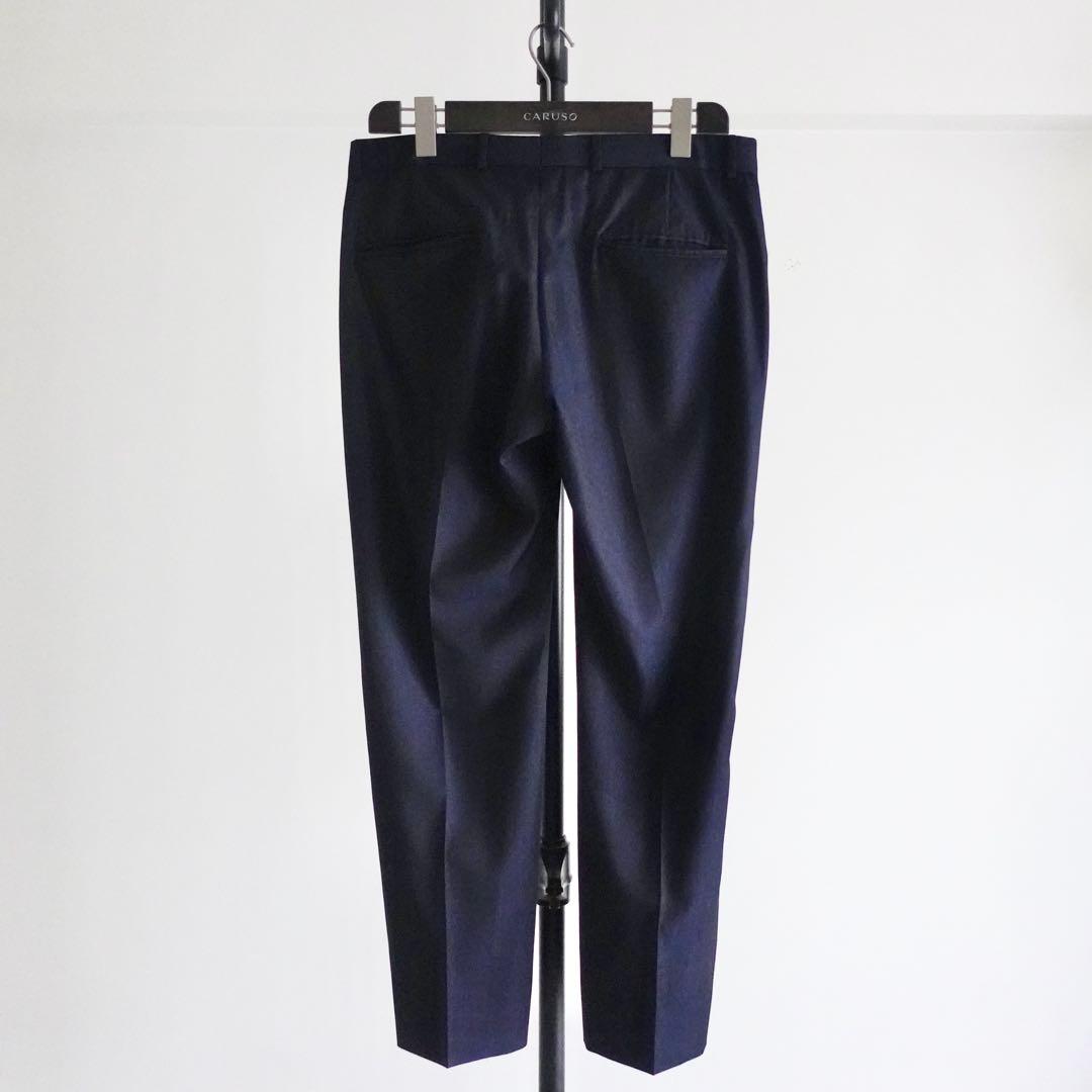 【イタリア製】EMPORIO ARMANI ウールソラーロ　セミワイドスラックス