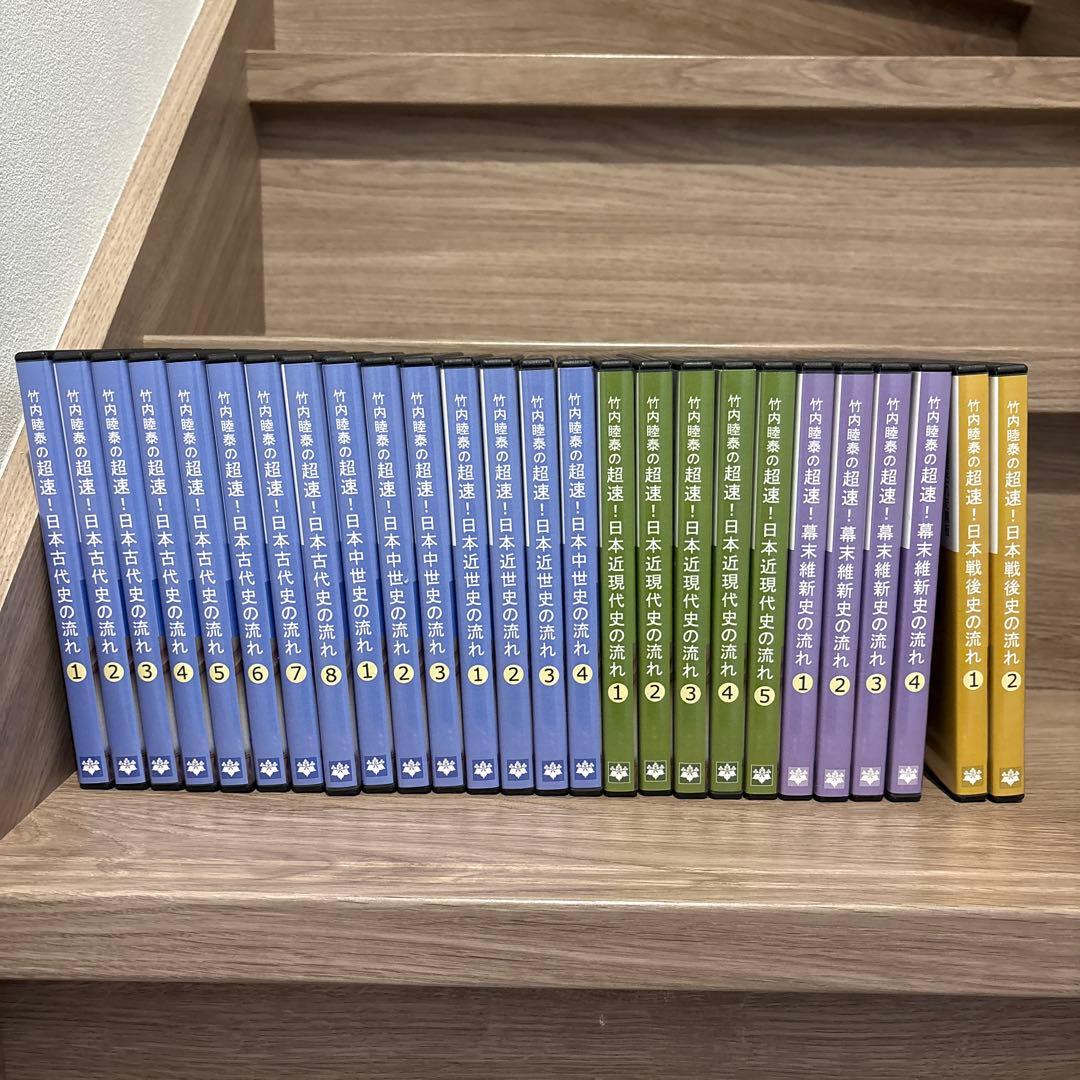 【DVD全巻セット】竹内睦泰の超速！日本史の流れ