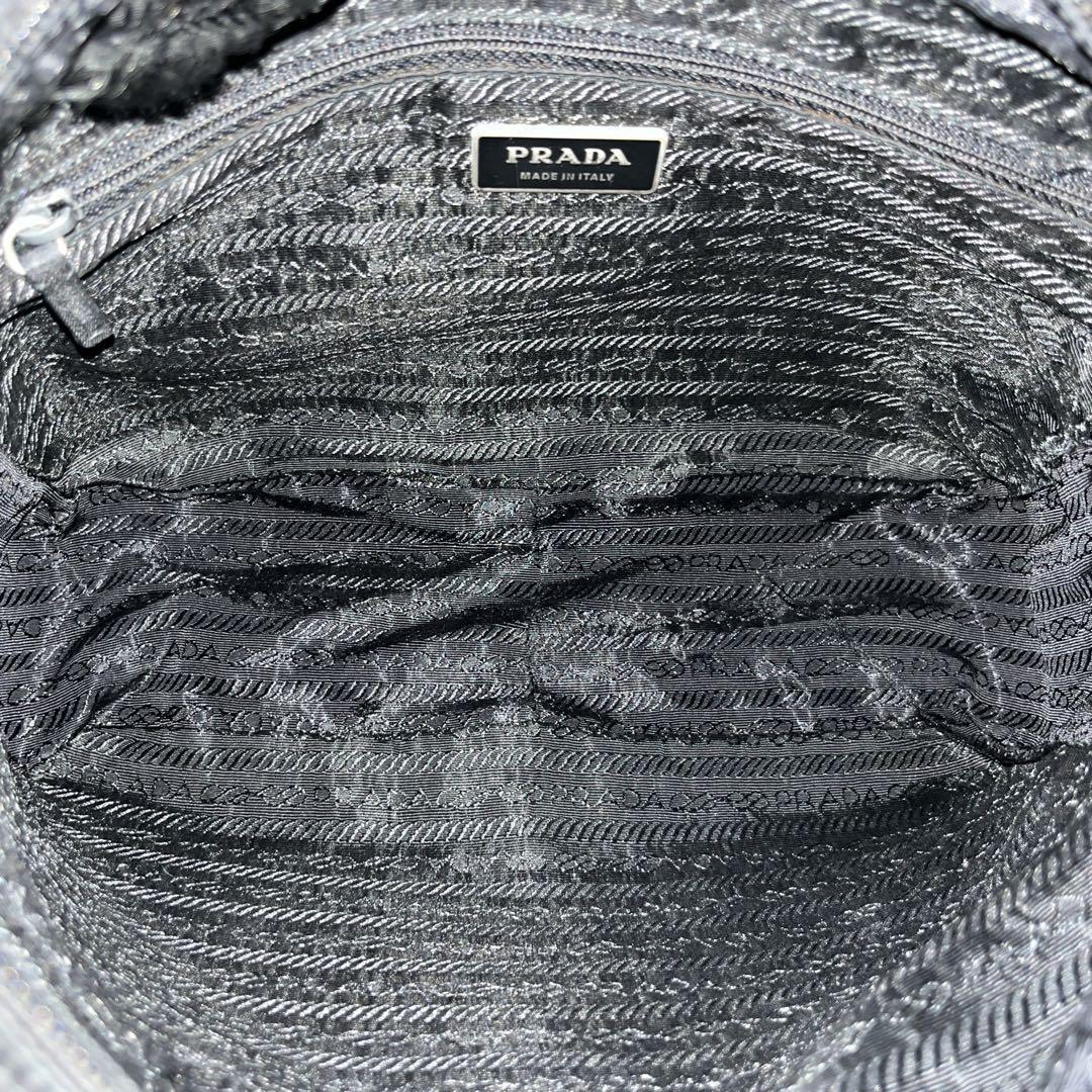 プラダ　カメラバッグ　ショルダーバッグ　三角ロゴ　横型　ナイロン　レザー　y2k