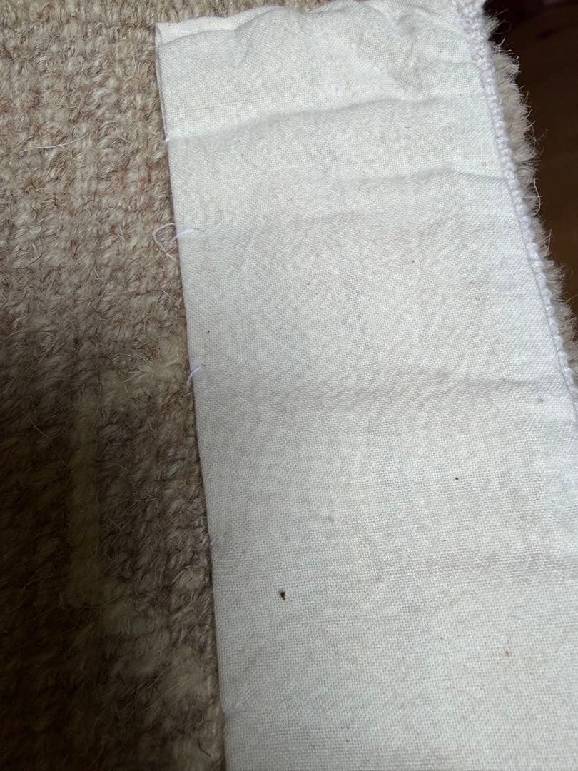 チベタンラグ　シートラグ　チェアマット　雲ナチュラル