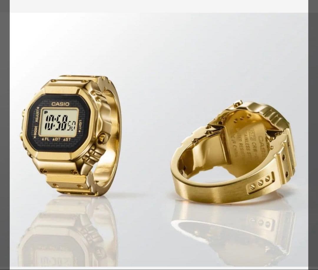 CASIO デジタル腕時計 ゴールド