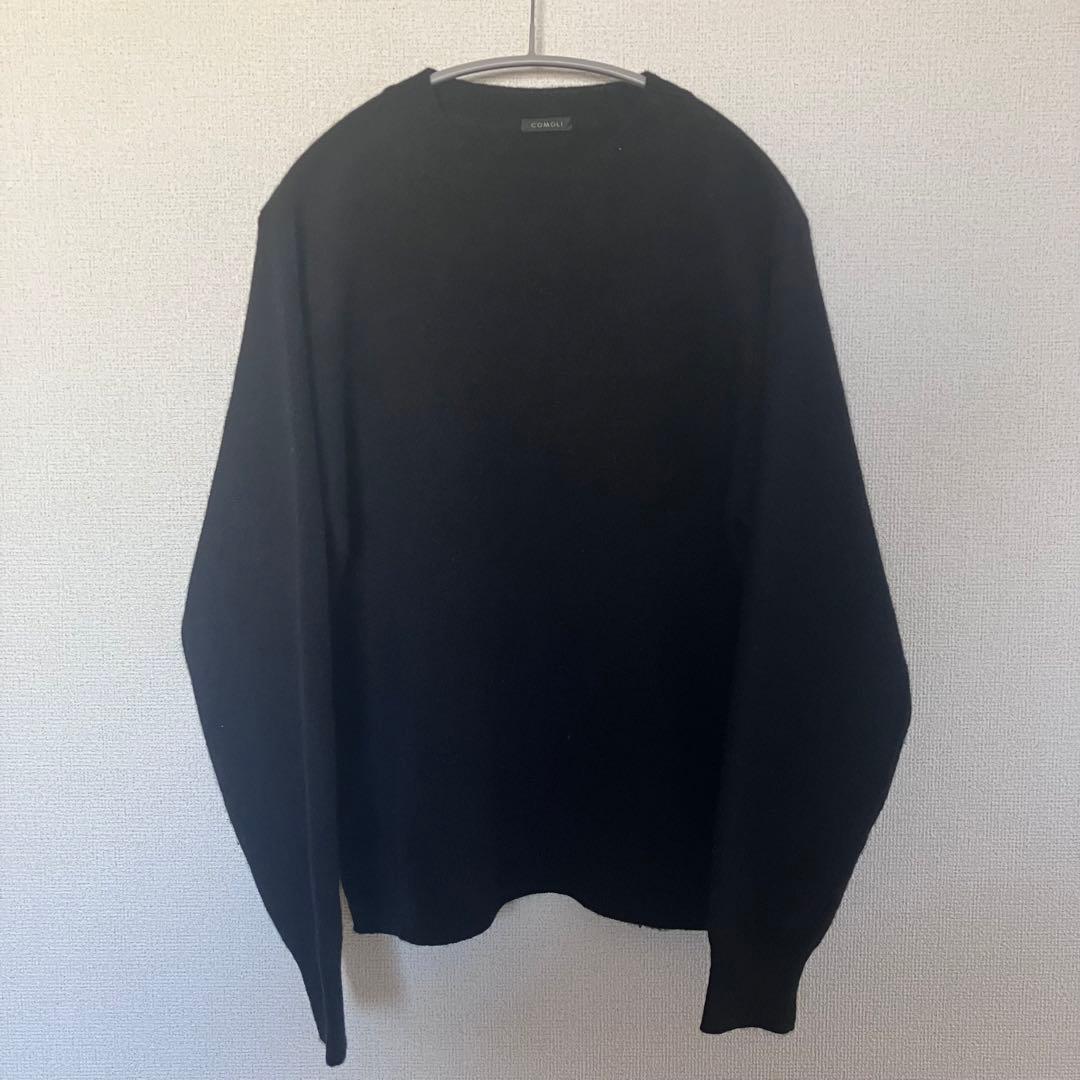 comoli ラムズウールクルーネックニット　size1 25aw