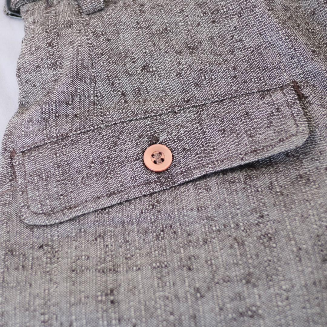 50s 60s USA製 絣 カスリ スラブ レーヨン スラックス