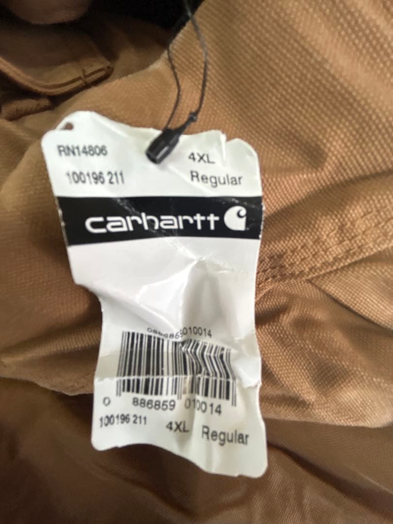 【新品】Carhartt（カーハート）オールインワン つなぎ 4XL