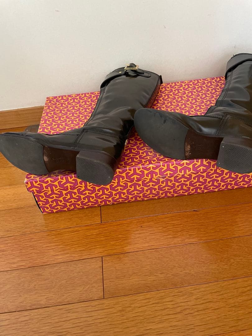 Tory Burch ブーツチョコレートブラウン23.5